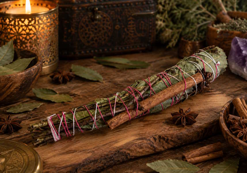 Atadillo Laurel con canela y anís estrellado